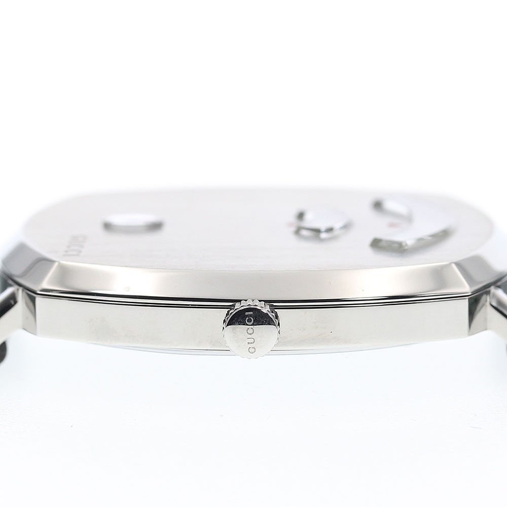 GUCCI Grip watch 157.3 Date white Dial Quartz Men's Watch_909542