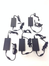 Lot Of 5 OEM Dell 180W Power Ac Adapters Assorted Models w/ Power Cord, QTY