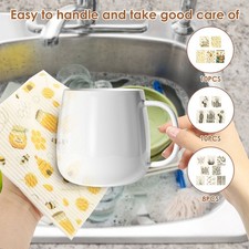 Swedish Dishcloth for Kitchen Reusable Absorbent Swedish Dish Cloth for leWlx