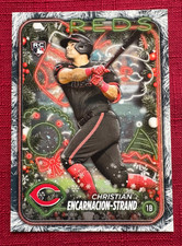 JOHN'S DEALS - 2024 ENCARNACION-STRAND, REDS ROOKIE H85 - SILVER GLITTER