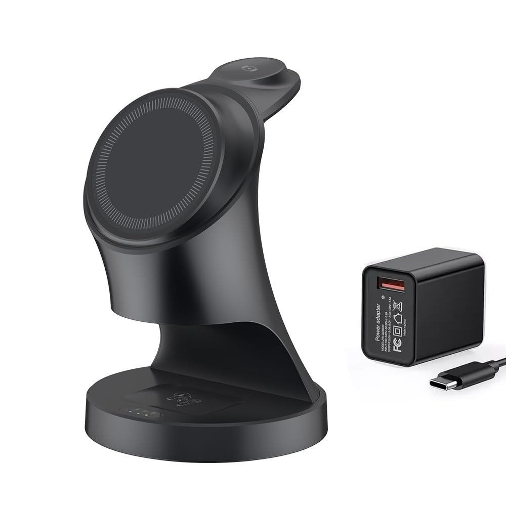 Wireless Charger,3 in 1 Magnetic Wireless Charger Stand, Fast Wireless Chargi...