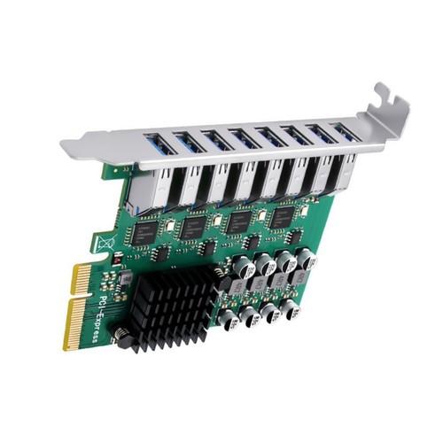 8-Port USB 3.0 PCI Express-Erweiterungskarte PCI-E X4 USB 3.0-Board USB3.0 9291 - Afbeelding 6 van 6