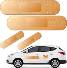 4Pcs Giant Band Aid Car Sticker Funny Bumper Stickers to Cover Crack, Damage,