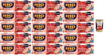 Rio Mare Thunfisch in Olivenöl mit Calabrese Chili 60x80g +Polpa 400g
