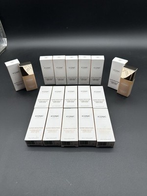 ICONIC LONDON Super Smoother Blurring Skin Tint  Golden Medium LOT OF 2 NEW