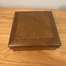 Wooden Jewelry/ Trinket / Keepsake/ Box With Lid 7 x 7