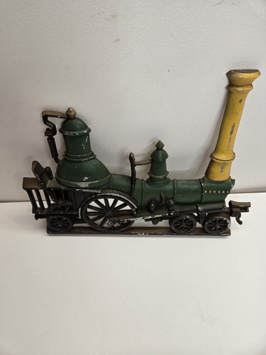 SEXTON ALL CAST METAL TRAIN WALL ART 1969 MADE IN USA  - Picture 9 of 15