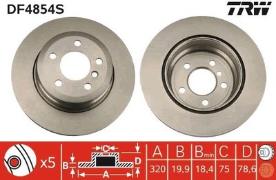 Bremsscheiben für BMW X5 E70 F15 F85 X6 E71 E72 F16 F86 14-19