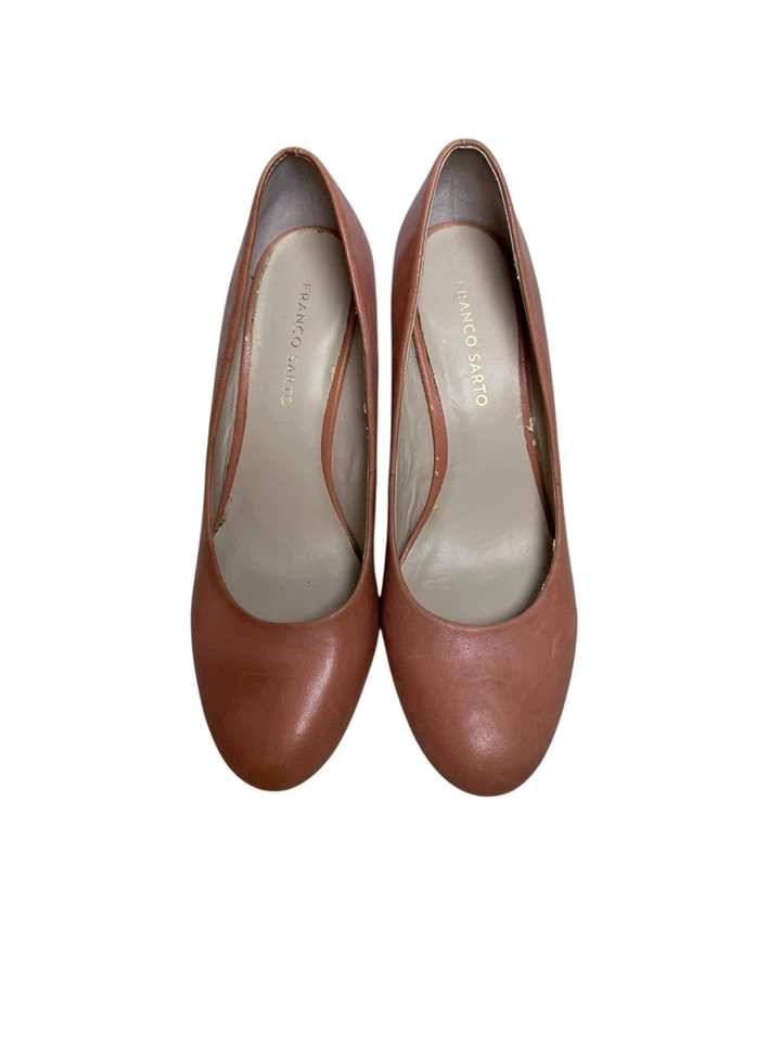 Tacones de cuña de cuero para mujer Franco Sarto talla 9 Foto 2 de 4