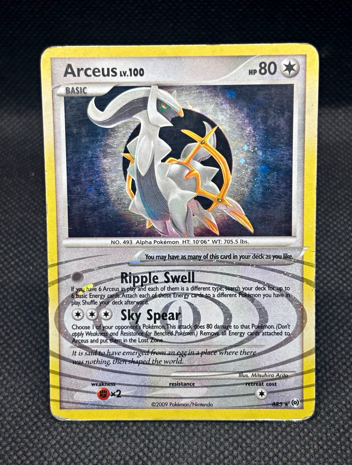 Arceus AR5 Arceus 2009 Holo DMG