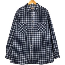 Vintage 90'S Big Mac long-sleeved flannel check shirt size XXL men's