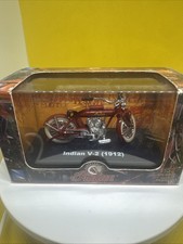 Indian Motorcycls . 1:32 Diecast Indian V-2 1912 . Comes With Display Box.