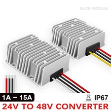 DC DC Step Up Converter 24V to 48V 3A 5A 10A 15A Boost Voltage Regulator 24-48V