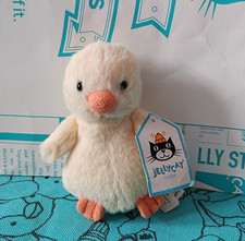 Jellycat Yellow Fluffy Chick BNWT