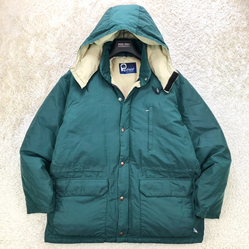 Penfield Vintage 90s VTG Parka Jacket Size Large Down 60/40 green USA Men - Image 2 of 4