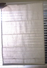 Pottery Barn Emery Linen Cordless  Roman Shade White 30” W 42” H (2) In Box