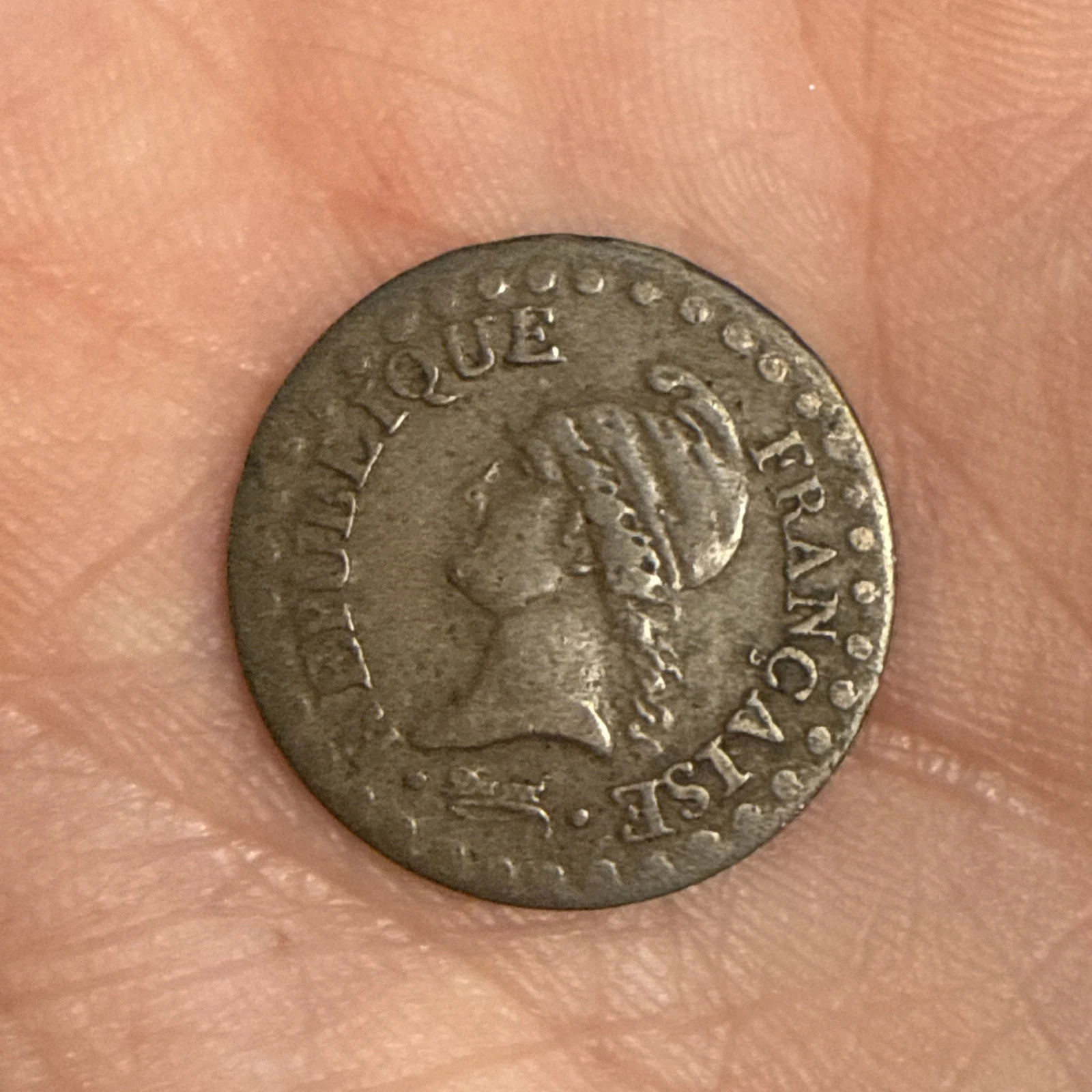 Monnaie De Un Centimes A Dupré L’an 6 Paris