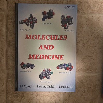 Molecules and Medicine First Edition Hardcover Wiley-Interscience Corey Kürti