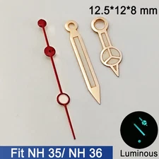Green Blue Luminous Watch Hands Fit NH35 NH36 Replacement Parts Mod Accessories