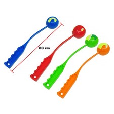 2 PACK DOG BALL LAUNCHER THROWER LARGE TENNIS FETCH TOY TOSSER RETRIEVER  +BALL