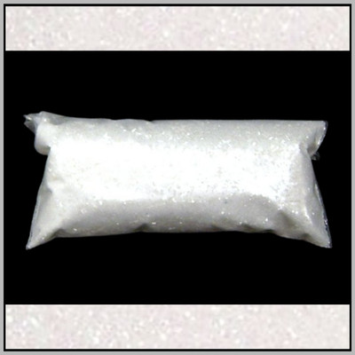 Bright White .025'' Metal Flake 2oz - Large Auto Paint Additive - Pro Shine, 59ml