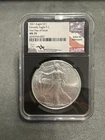 2021 Silver Eagle FDOI NGC MS70 Mercanti Signed