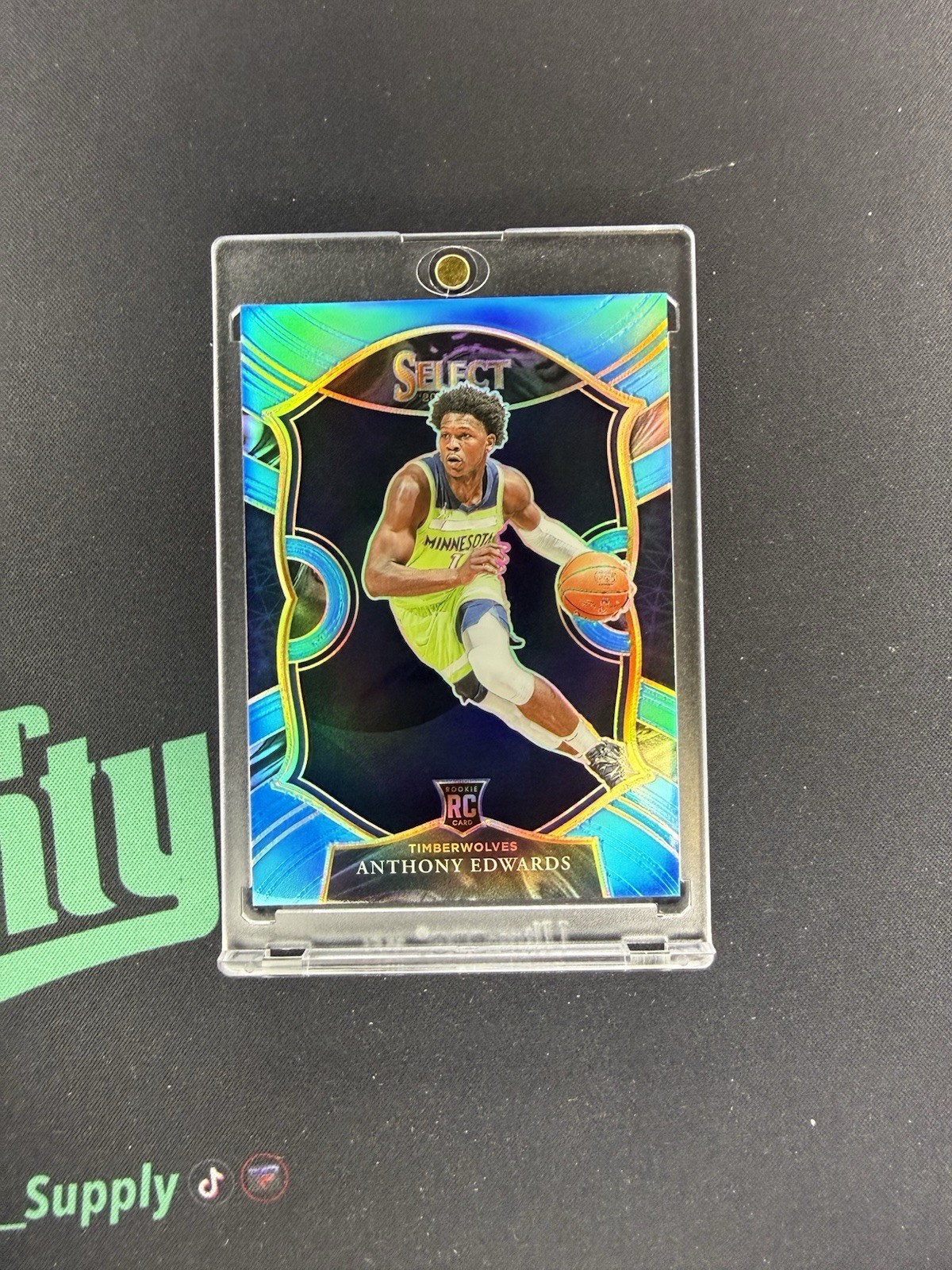 2020 Select Anthony Edwards Concourse Light Blue #/299 (RC)