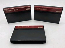 Gangster Town, Pro Wrestling & After Burner Sega Master System SMS Cart Only
