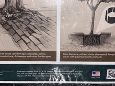 DeepRoot Tree Root Barrier Kit 18" Depth 18”x24” (5 PANELS) ~ Made in USA