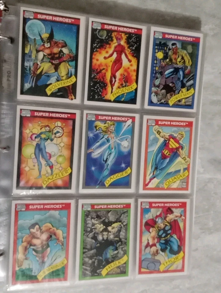 1990 Marvel Universe Series 1 #1-162 Complete Set in Binder, Extra Stan Lee - Image 4 of 4