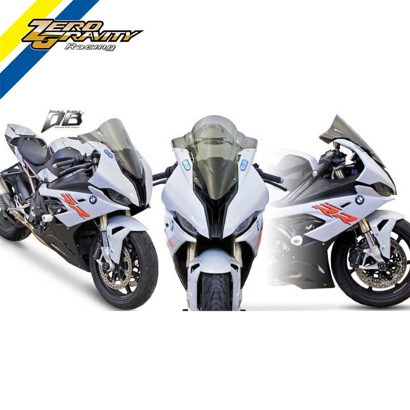 Bulle double courbure Zero Gravity BMW S1000RR protégeant du vent à haute vitesse - 3