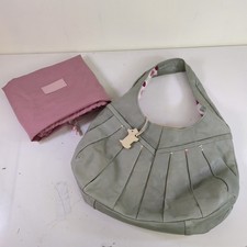 Radley Bag Mint Green Shoulder Hobo Slouchy Lined Charm Vintage Tote Dust Bag