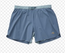 Tracksmith Men’s Off Roads Running Hiking Shorts Dragonfly Teal Medium