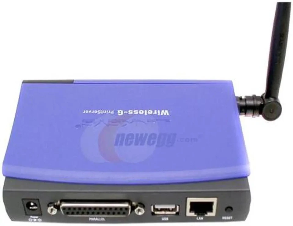 NEW Linksys WPS54GU2 Wireless-G & Wired RJ45 Print Server - USB 2.0 & Parallel - Image 4 of 4