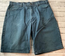 Vintage 90s Levi s 550 Denim Shorts USA Made W36 Relaxed Fit Light Wash 9