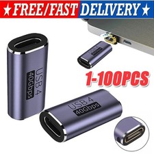 USB 4 Type C Female to Female Adapter Coupler 240W 40Gbps 8K for Thunderbolt Lot