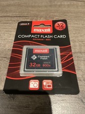Maxell Compact Flash Card 32GB Brand New