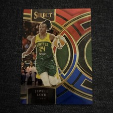 2024 Panini Select WNBA Jewell Loyd #142 Red & Blue Prizm /399 Seattle Storm