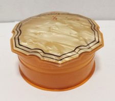 Art Deco Celluloid Vanity Box Powder Box 1920's