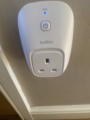 Belkin - Wemo Smart WiFi Switch Steckdose - UK 3-poliger Stecker - F7C027UK