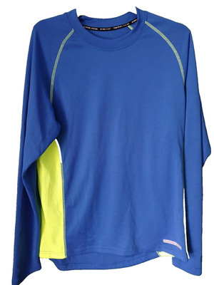 Higher State Mens Top Medium Running Long Sleeve Blue 