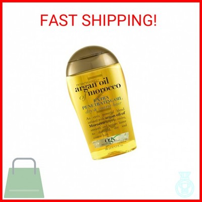OGX Renewing + Argan Oil of Morocco Hair Oil, Extra Strength Penetrating Serum T
