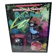 Dungeons And Dragons VS Rick & Morty D&D Tabletop Roleplaying Board Game Sealed