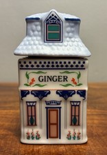New LENOX VILLAGE SPICE JARS Ginger House  - ...
