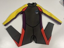 Dive And Sail Kids Size Large X-manta Children's Color Block Full Body Wetsuit
