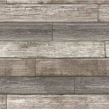 NuWallpaper NU1690 Reclaimed Wood Plank Peel & Stick Wallpaper, Natural