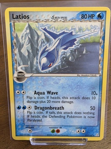 Pokémon Latios (Delta Species) 22/110 Holon Phantoms Regular 2006 Lightly Played