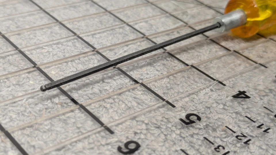 Xcelite LN22BP Recessed Ball End Screwdriver, 5/64" x 4", Allen Hex Shank  - Image 3 of 4