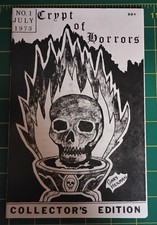 Monster & Horror Film Fanzine Cripta degli Orrori #1 luglio 1973 Gary Heilman