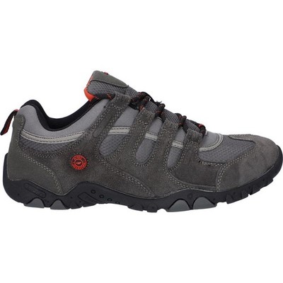 Hi Tec Quadra II Schuhe anthrazit/zingy rot Ghillie Schnürsystem sorgt für einen kuscheligen